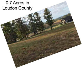 0.7 Acres in Loudon County