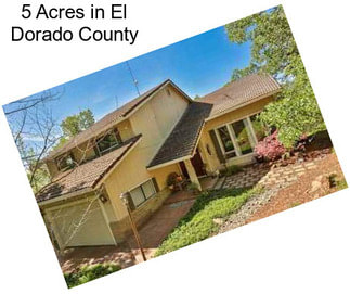 5 Acres in El Dorado County
