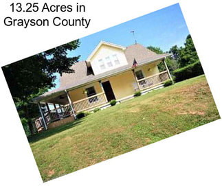 13.25 Acres in Grayson County