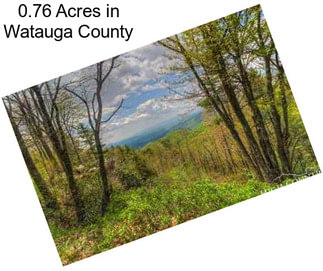 0.76 Acres in Watauga County