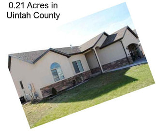 0.21 Acres in Uintah County