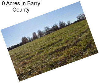 0 Acres in Barry County