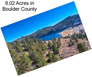 9.02 Acres in Boulder County