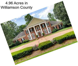 4.96 Acres in Williamson County