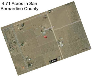 4.71 Acres in San Bernardino County
