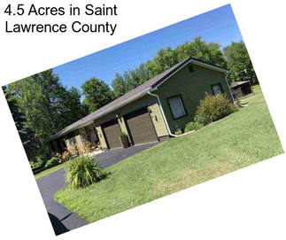 4.5 Acres in Saint Lawrence County