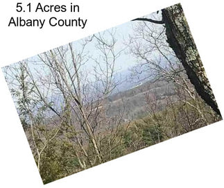5.1 Acres in Albany County