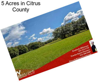 5 Acres in Citrus County