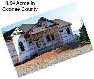 0.64 Acres in Oconee County
