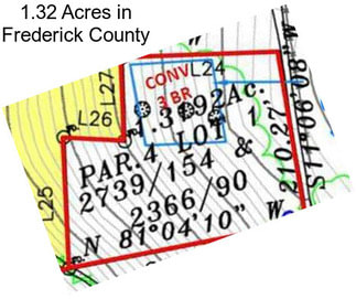 1.32 Acres in Frederick County
