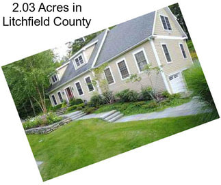 2.03 Acres in Litchfield County