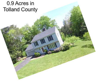 0.9 Acres in Tolland County