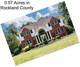 0.57 Acres in Rockland County