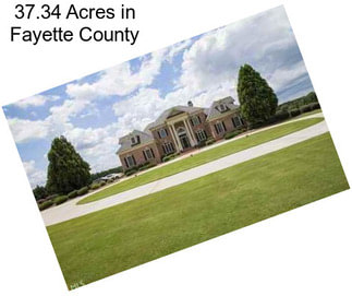 37.34 Acres in Fayette County