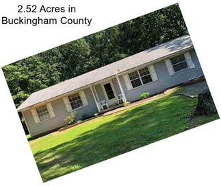 2.52 Acres in Buckingham County