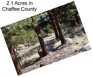 2.1 Acres in Chaffee County