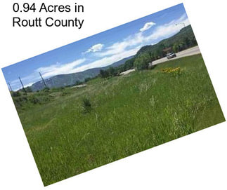 0.94 Acres in Routt County