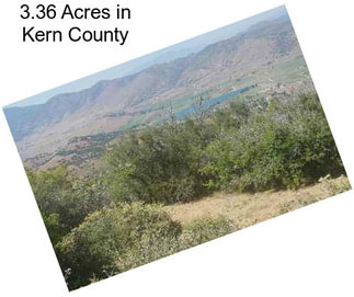 3.36 Acres in Kern County