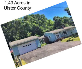 1.43 Acres in Ulster County