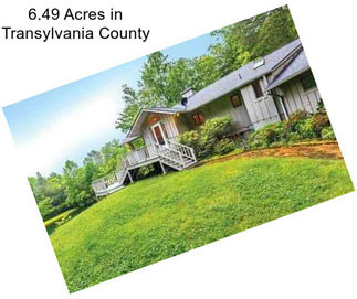 6.49 Acres in Transylvania County