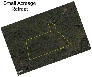 Small Acreage Retreat