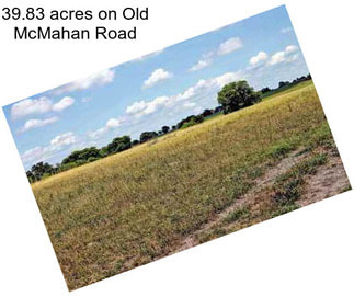 39.83 acres on Old McMahan Road