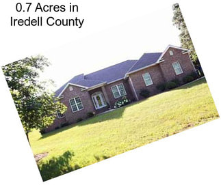 0.7 Acres in Iredell County