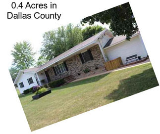 0.4 Acres in Dallas County