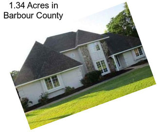 1.34 Acres in Barbour County