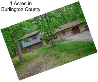 1 Acres in Burlington County