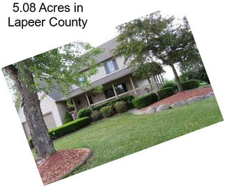 5.08 Acres in Lapeer County