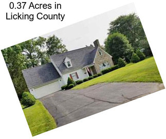 0.37 Acres in Licking County