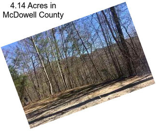 4.14 Acres in McDowell County