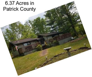 6.37 Acres in Patrick County