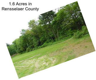 1.6 Acres in Rensselaer County
