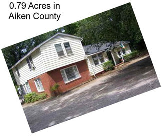 0.79 Acres in Aiken County