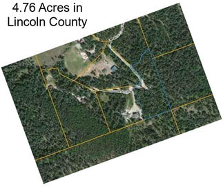 4.76 Acres in Lincoln County