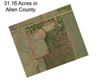 31.16 Acres in Allen County