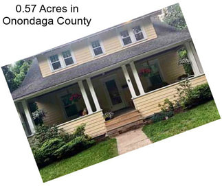 0.57 Acres in Onondaga County