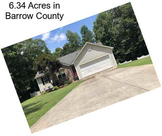 6.34 Acres in Barrow County