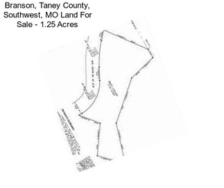 Branson, Taney County, Southwest, MO Land For Sale - 1.25 Acres