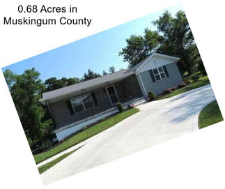 0.68 Acres in Muskingum County