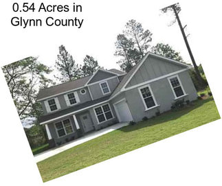 0.54 Acres in Glynn County