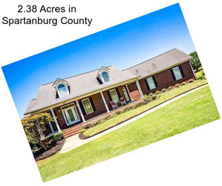 2.38 Acres in Spartanburg County