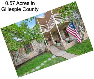 0.57 Acres in Gillespie County