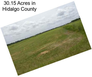 30.15 Acres in Hidalgo County