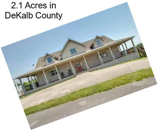 2.1 Acres in DeKalb County