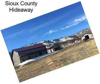 Sioux County Hideaway