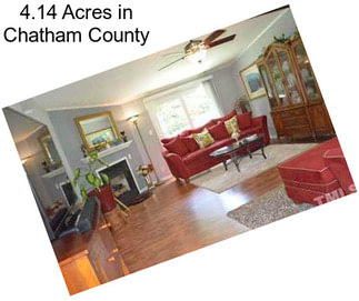 4.14 Acres in Chatham County