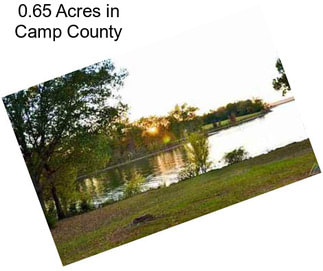 0.65 Acres in Camp County